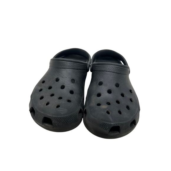 Crocs Charcoal Gray Clogs Mens 10 Womans 12 - Picture 1 of 4